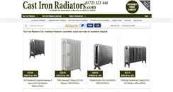 Desktop Screenshot of castironradiators.com