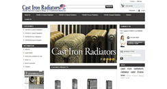 Desktop Screenshot of castironradiators.us